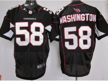 Nike Arizona Cardinals 58 Daryl Washington Black Elite NFL Jersey