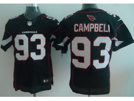 Nike Arizona Cardinals 93 Calais Campbell Black Elite NFL Jersey