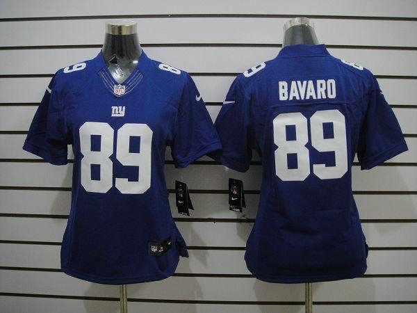 Women NEW NFL New York Giants 89 Bavado Blue Jerseys