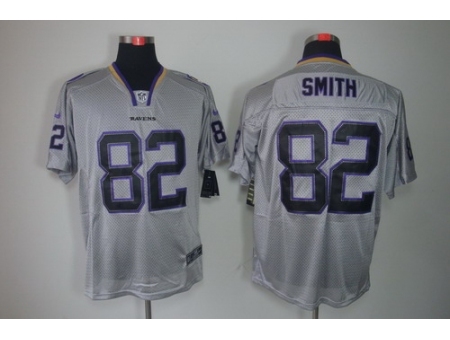 Nike Baltimore Ravens 82 Torrey Smith Grey Elite Lights Out II NFL Jersey