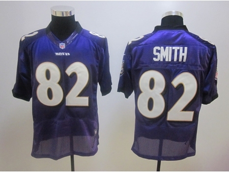 Nike Baltimore Ravens 82 Torrey Smith purple Elite NFL Jersey