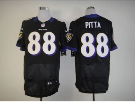 Nike Baltimore Ravens 88 Dennis Pitta black Elite NFL Jersey