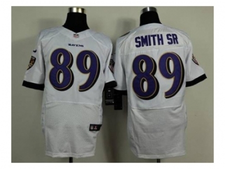 Nike baltimore ravens 89 Steve Smith Sr white Elite NFL Jersey