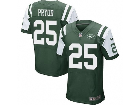 Nike New York Jets 25 Calvin Pryor Green Elite NFL Jersey