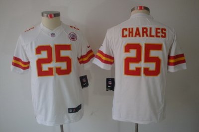 Youth Nike Kansas City Chiefs 25 Charles White LIMITED Jerseys