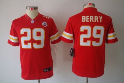 Youth Nike Kansas City Chiefs 29# Eric Berry Red Limited Jerseys