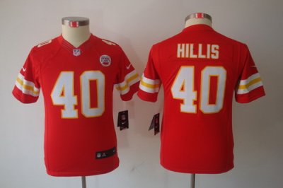 Youth Nike Kansas City Chiefs 40 Peyton Hillis Red Limited Jerseys