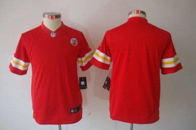 Youth Nike Kansas City Chiefs Blank Red LIMITED Jerseys