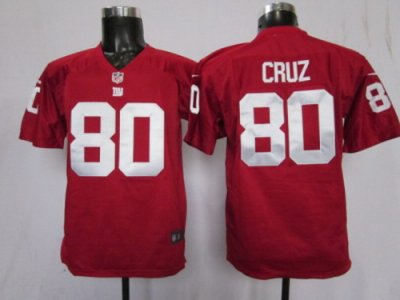 Nike Youth New York Giants #80 Victor Cruz Red Jerseys