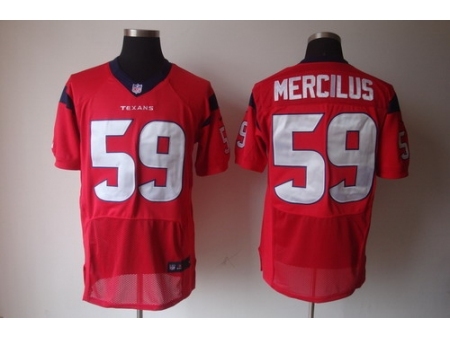 Nike Houston Texans 59 Whitney Mercilus Elite Red NFL Jersey