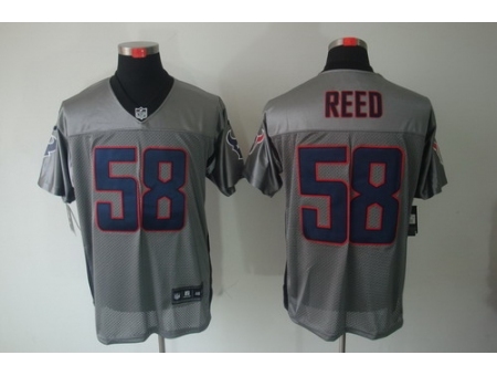 Nike Houston Texans 58 Brooks Reed Grey Elite Shadow NFL Jersey