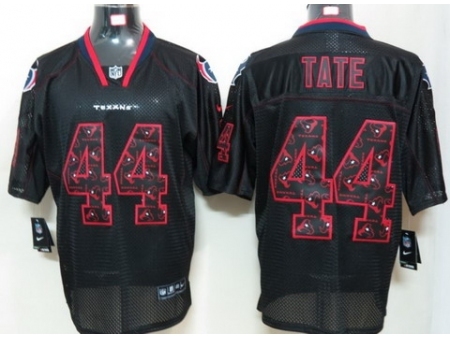 Nike Houston Texans 44 Ben Tate Black Elite Lights Out NFL Jersey