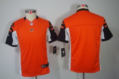 Youth Nike Cincinnati Bengals Blank Orange Color[Youth Limited Jerseys]