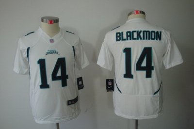 Youth Nike Jacksonville Jaguars 14# Justin Blackmon White Color[Youth Limited Jerseys]