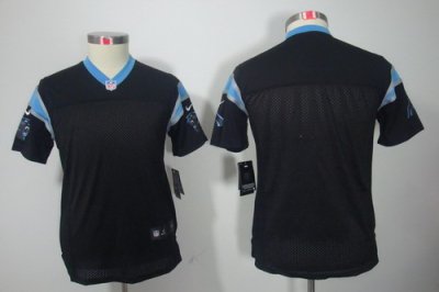 Nike Youth Carolina Panthers Blank Black Color[Youth Limited Jerseys]