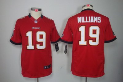 Youth Nike Tampa Bay Buccaneers #19 Mike Williams Red Color[Youth Limited Jerseys]