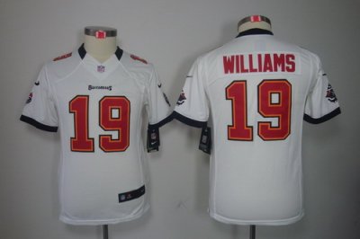 Youth Nike Tampa Bay Buccaneers #19 Mike Williams White Color[Youth Limited Jerseys]