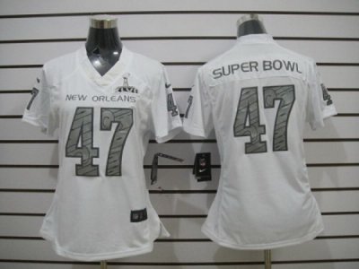 Nike Women New Orleans Saints #47 Th Super Bowl Limited Jerseys