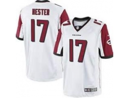 Nike Atlanta Falcons 17 Devin Hester White Elite NFL Jersey