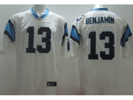 Nike Carolina Panthers 13 Kelvin Benjamin White Elite NFL Jersey