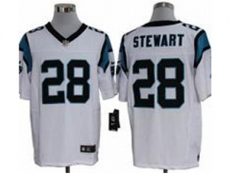 Nike Carolina Panthers 28 Jonathan Stewart white Elite NFL Jersey