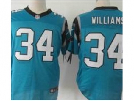 Nike Carolina Panthers 34 DeAngelo Williams blue Elite NFL Jersey