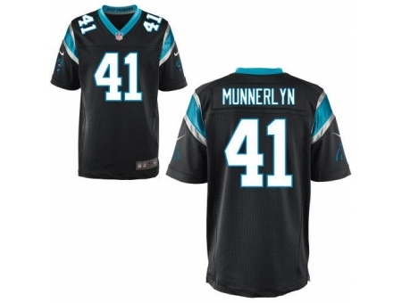 Nike Carolina Panthers 41 Captain Munnerlyn Black Elite NFL Jersey