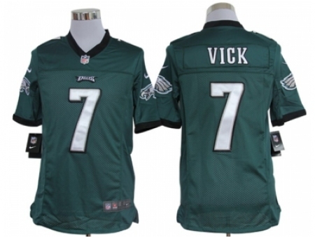 Nike Philadelphia Eagles 7 Michael Vick Green Limited NFL Jersey