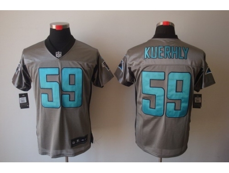 Nike Carolina Panthers 59 Luke Kuechly Grey Elite Shadow NFL Jersey