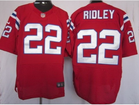 Nike New England Patriots 22 Stevan Ridley Red Elite NFL Jersey