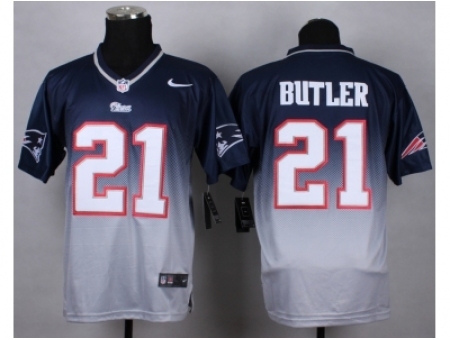 Nike New England Patriots 21 Malcolm Butler blue Drift II Fashion Elite NFL Jersey