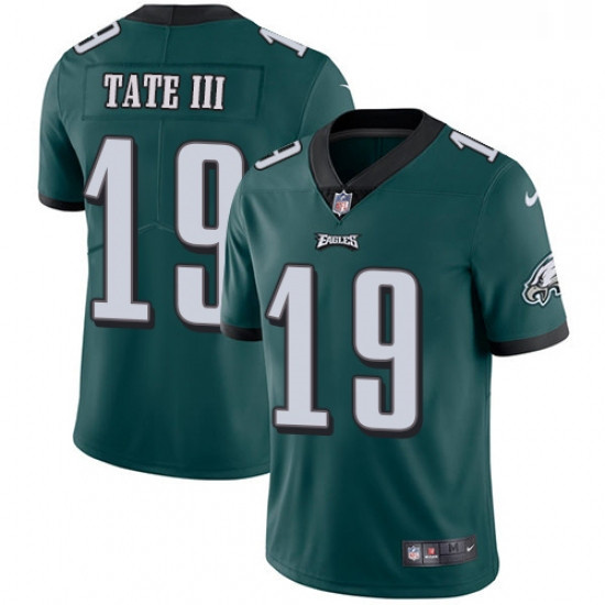 Youth Nike Philadelphia Eagles 19 Golden Tate III Midnight Green Team Color Vapor Untouchable Limite