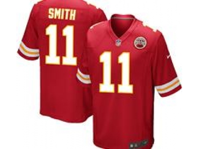 Nike Youth NFL Kansas City Chiefs #11 Alex Smith Red Jerseys