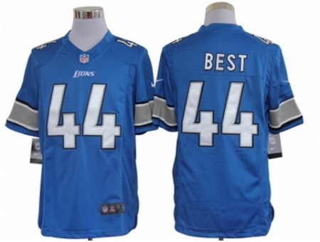 Nike Detroit Lions 44 Jahvid Best blue Limited NFL Jersey