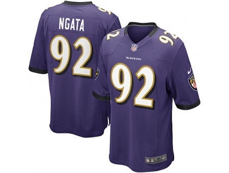 Nike Baltimore Ravens 92 Haloti Ngata purple Game NFL Jersey