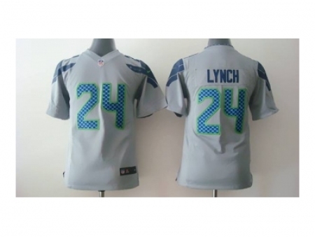 Nike Youth jerseys Seattle Seahawks #24 Lynch grey