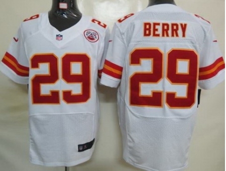 Nike Kansas City Chiefs 29 Eric Berry White Elite NFL Jersey