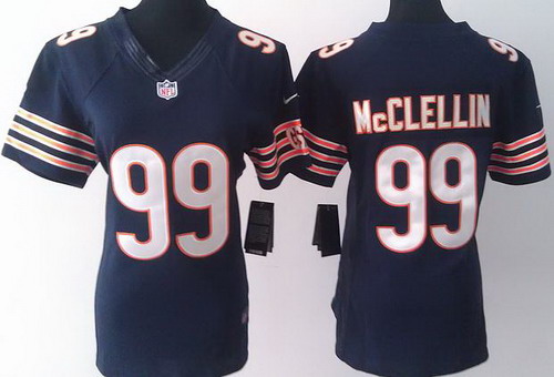 Women Nike Chicago Bears 99 Shea McClellin Blue LIMITED Jerseys