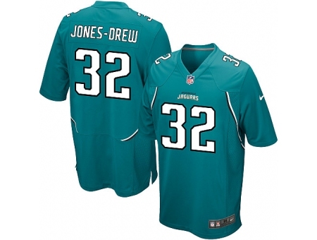 Nike Jacksonville Jaguars 32 Maurice Jones-Drew Green Game NFL J
