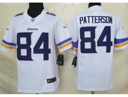 Nike Minnesota Vikings 84 Cordarrelle Patterson White Limited NFL Jersey