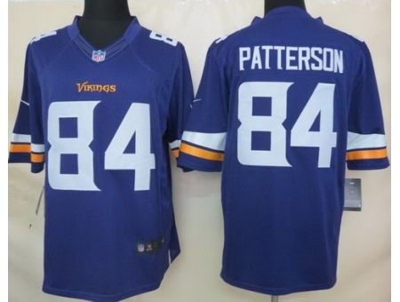 Nike Minnesota Vikings 84 Cordarrelle Patterson Purple Limited N