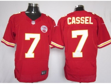 Nike Kansas City Chiefs 7 Matt Cassel Red Elite NFL Jersey