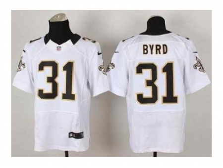 Nike New Orleans Saints 31 Jairus Byrd White Elite NFL Jersey