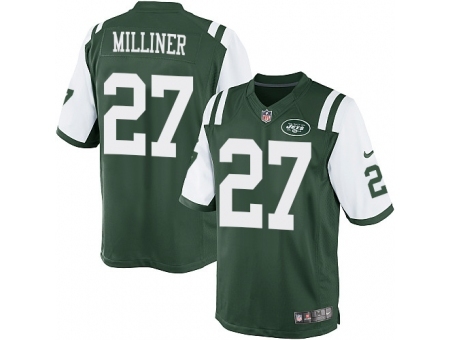 Nike New York Jets 27 Dee Milliner Green Limited NFL Jersey