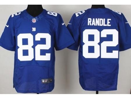 Nike New York Giants 82 Rueben Randle Blue Elite NFL Jersey