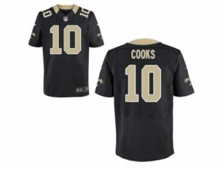 Nike New Orleans Saints 10 Brandin Cooks black Elite NFL Jersey cooks