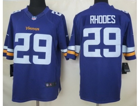 Nike Minnesota Vikings 29 Xavier Rhodes Purple Limited NFL Jerse