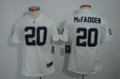 Womens Nike Oakland Raiders 20 McFADDEN White(Women Limited Jerseys)