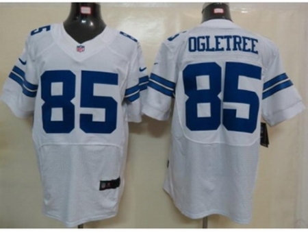 Nike Dallas Cowboys 85 Kevin Ogletree White Elite NFL Jersey