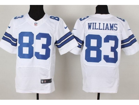 Nike Dallas Cowboys 83 Terrance Williams White Elite NFL Jersey